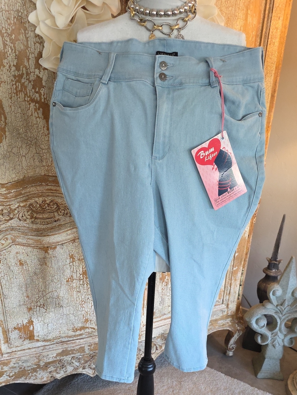 VENUS Light Blue Stretch Jeggings